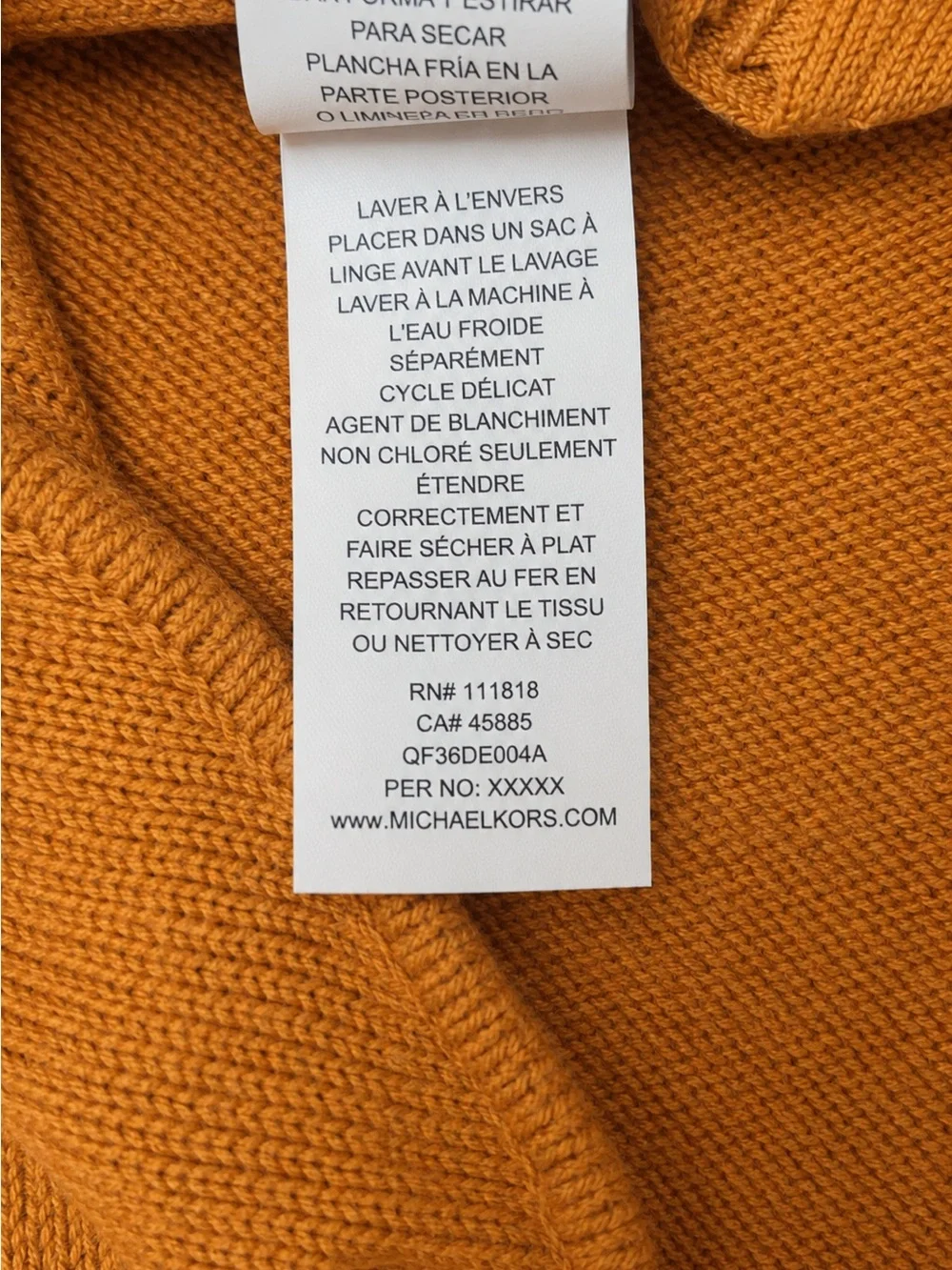 MICHAEL Michael Kors Marigold Side Zip Sweater Small NWT